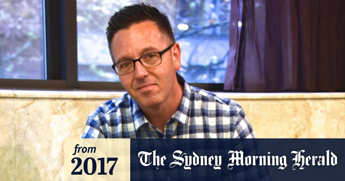Celebrity psychic medium John Edward on his way to "read" for Canberra